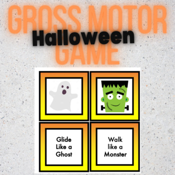 Preview of Halloween Gross Motor - Virtual and Printable!