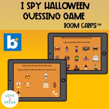 Preview of Halloween Guessing Game Boom Cards™