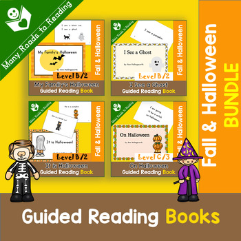 Preview of Halloween Guided Reading Books BUNDLE PreK-1