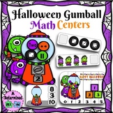 Halloween Gumball Math Centers
