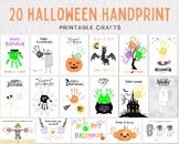 Halloween Handprint Craft, Halloween Craft, Halloween Hand