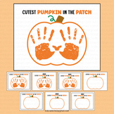 Halloween Handprint Poem Art Pumpkin Fall Keepsake Craft 2