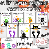 Halloween Handprint and Footprint Craft