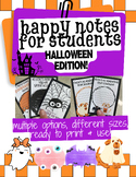 Halloween Happy Notes For Home | Positive Communication | 