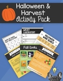 Halloween & Harvest Activity Pack