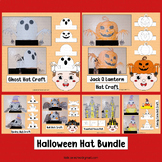 Halloween Hat Craft Spider Crown Coloring Writing Activiti