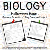 Halloween Haunt - Famous Scientists 1 Day Project