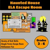 Halloween - Haunted House Escape Room - ELA Skills