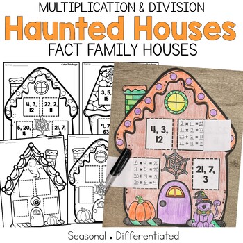 Download Fact Family Haunted House Printable Images