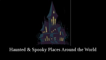 Preview of Halloween Haunted and Spooky Places Around the World - Reading Comprehension