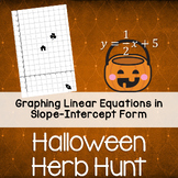 Halloween Herb Hunt - Writing Linear Equations from A Grap