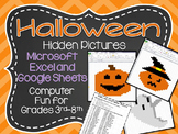 Halloween Hidden Pictures Excel