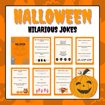 Preview of Halloween Hilarious Jokes | Halloween Activities