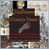 Halloween History Hunts! Vampires, Mummies, Frankenstein, 