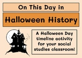 Halloween History Timeline Activity