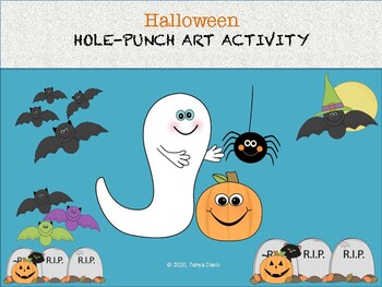 Halloween Hole-Punch Art Activity by Tonya Davis