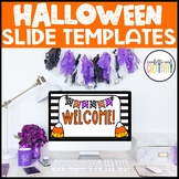 Halloween Holiday Google Slides Template | Distance Learning