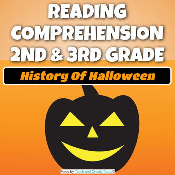 Preview of Halloween Holiday Reading Comprehension Passage 2nd and 3rd Grade