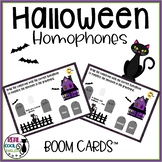Halloween Homophones Boom Cards | Digital Task Cards