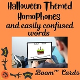 Halloween Homophones  Boom™ Cards-digital