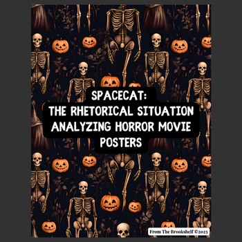 Preview of Halloween: Horror Movie Poster Rhetorical Analysis with SPACECAT