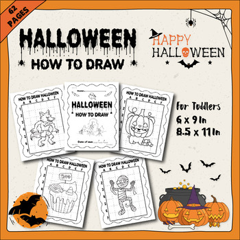 Preview of Halloween How To Draw For Kids.