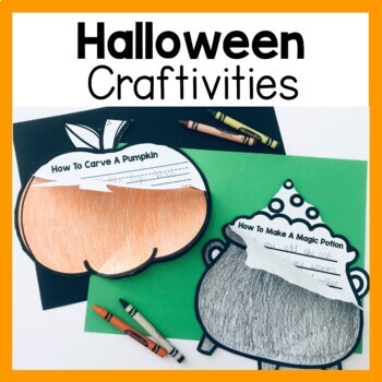 Preview of Halloween How To Writing Prompts | How To Carve A Pumpkin Craft