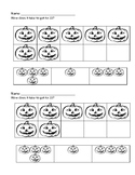 Halloween -  How many more in the ten frame