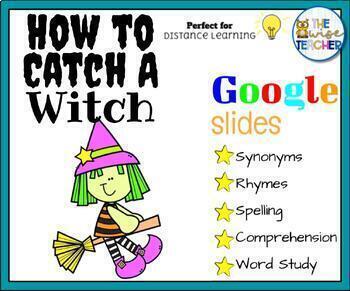 Preview of Halloween - How to Catch a Witch - Reading Comprehension Digital Resources