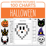 Halloween Hundred Charts Math Mystery Pictures: Place valu