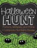 Halloween Hunt - Factors, Multiples, Prime & Composite