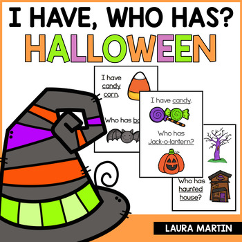 Preview of Halloween I Have Who Has FREEBIE - Halloween Game - Halloween Vocabulary