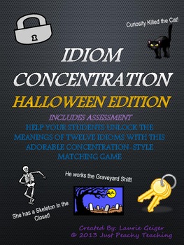 Preview of Halloween Idiom Concentration