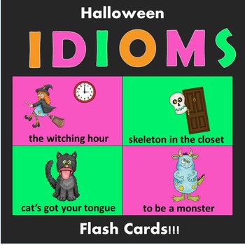 Preview of Idioms: Halloween