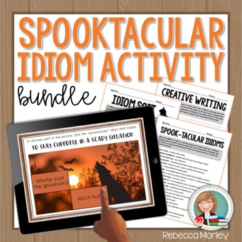 Preview of Halloween Idioms Activity Bundle