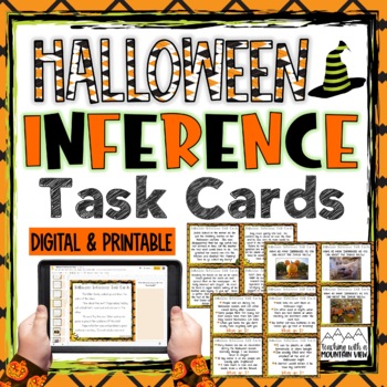 Preview of Halloween Inference Task Cards