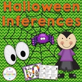 October and Halloween Inferencing Task Cards Activities an