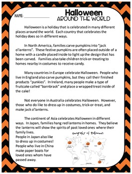 Halloween Informational Text & Expository Writing by Coffee Cats and