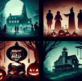 Preview of Halloween Informational Texts - Salem Witch Trials / Annabelle Doll + More