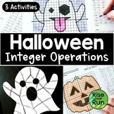 Halloween Integer Operations Practice Activities & Worksheets