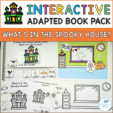 Halloween Interactive Book Speech Therapy - What's in the 