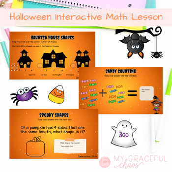 Preview of Halloween Interactive Math Lesson