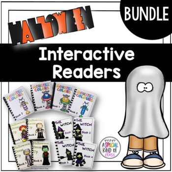 Preview of Halloween Interactive Readers BUNDLE for SPED