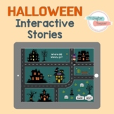 Halloween Interactive Stories BOOM Cards™ #Oct2022HalfOffSpeech