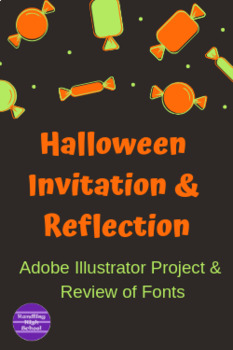 Preview of Halloween Invitation & Reflection