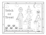 Halloween Italian color by number, word search and word scramble
