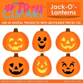 Halloween Jack-O-Lanterns Clip Art (Digital Use Ok!)