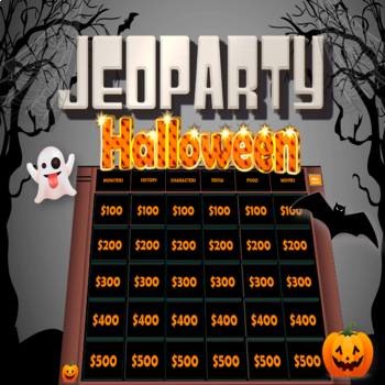 Preview of Halloween Jeopardy Powerpoint Template