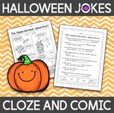 Halloween Jokes Cloze Activity and Comic - English