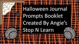 Halloween Journal Prompt Booklet